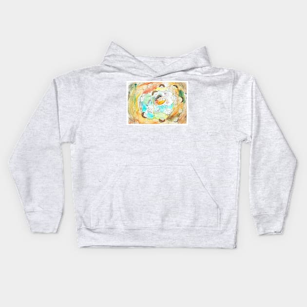 Hug Kids Hoodie by HandLu